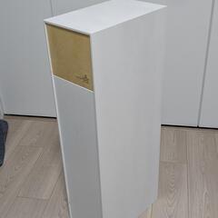 日本製 YK07-104 ホワイト 20L S DOORS ドアーズS 袋掛け付ダストボックス ゴミ箱 ヤマト工芸

の画像