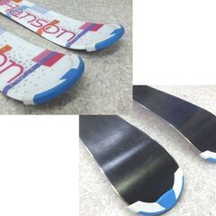 Hanson 130cm ジュニアスキー BUTTERFLY 子供用 カービングスキー チロリア調整ビンディング付き板 ハンソン 札幌市 屯田店の画像