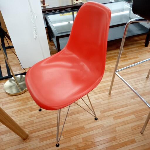 ★ジモティ割あり★ チェア　レッド　クリーニング済　YJ4604