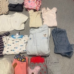 24着まとめ売り　女の子ロンパースの画像