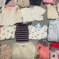 24着まとめ売り　女の子ロンパースの画像