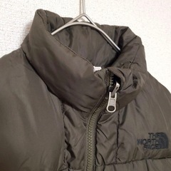 極美品 ノースフェイス レディース ダウンジャケット S カーキの画像