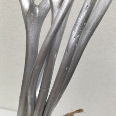 【M-2411FB7】◆ドライ素材ミツマタ◆シルバー◆インテリア◆の画像