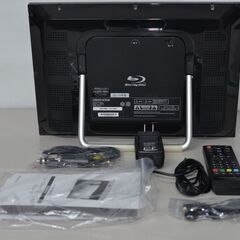 中古良品 グリーンハウス GH-PBD14A 14型ワイド液晶ポータブルブルーレイプレーヤーの画像