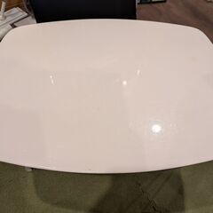 【3/17まで】【中古】白色折り畳み式ローテーブル 幅65cm×...