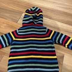baby GAP ストライプパーカーの画像