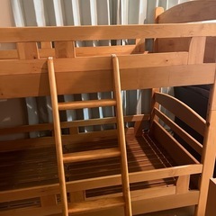 アルダー材　２段ベットの画像