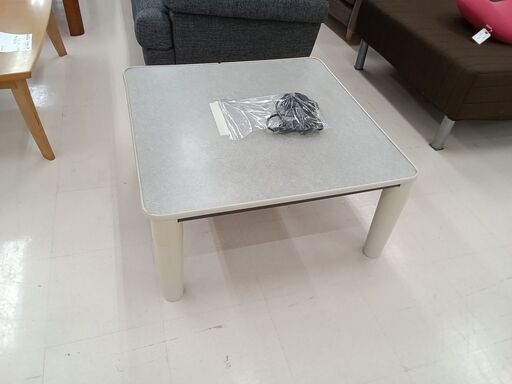 ★ジモティ割あり★  こたつ グレー系 W75.5×D75.5×H37.5 クリーニング済み TC6263