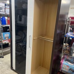 リサイクルショップどりーむ荒田店 No14071 ワードローブ　松田家具　高級家具　衣類収納　大型収納の画像