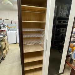 リサイクルショップどりーむ荒田店 No14071 ワードローブ　松田家具　高級家具　衣類収納　大型収納の画像