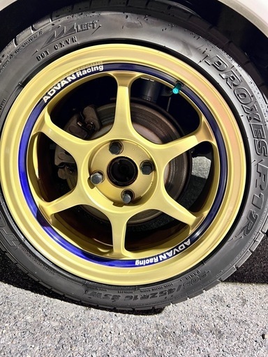 【廃盤ホイール】ADVAN RG 16インチ PCD100 4穴 7J+31