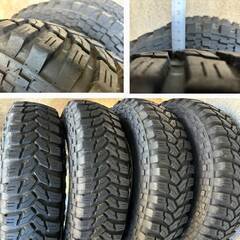 タイヤホイール 4本セット JA11ジムニー純正ホイール タイヤ185/85R16マキシス トレパドール チューブ仕様 MAXXIS M8060 Trepador の画像