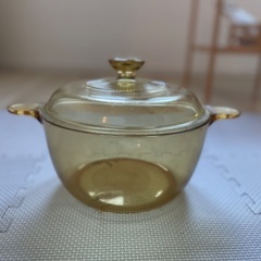 VISION超耐熱ガラス食器 両手鍋2.4Lの画像