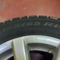 スタッドレス ホイール付き 14インチ 引き取り限定 の画像