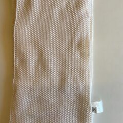 あげます　アディダス　マフラー　男女兼用　ホワイトの画像