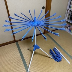 【お話中】洗濯物干し　パラソル型　組立式の画像