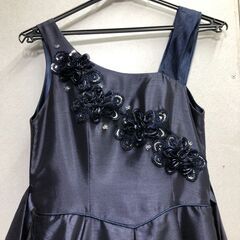 ゆめりすと　ドレス　 ネイビー　160㌢　サイズ15　【糸島市内 送料無料】48302-3-010の画像