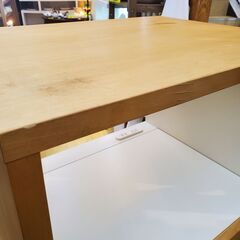 ※ UNICO/ウニコ レンジボード 幅56cm 引出し1個 扉1枚 スライドテーブル ナチュラル 食器棚 レンジボード★奥行43㎝ 高さ119.5㎝★近隣配送無料 買取帝国 朝霞店の画像