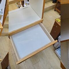 ※ UNICO/ウニコ レンジボード 幅56cm 引出し1個 扉1枚 スライドテーブル ナチュラル 食器棚 レンジボード★奥行43㎝ 高さ119.5㎝★近隣配送無料 買取帝国 朝霞店の画像