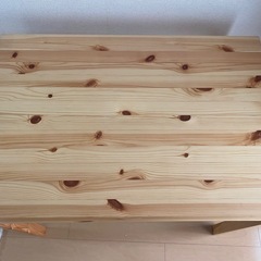 無印良品　パイン材デスク