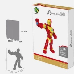 【新品　未開封】　アイアンマン　ダイヤモンドビルディング　ミニブロック2110個の画像