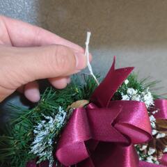 クリスマスリース17cmの画像