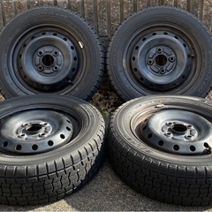 4本セット 155/65R13 スタッドレス スチールホイール ...