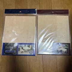 背景ボード5点 ウッドクラフト2点の画像