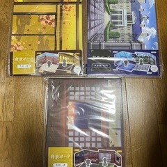 背景ボード5点 ウッドクラフト2点の画像