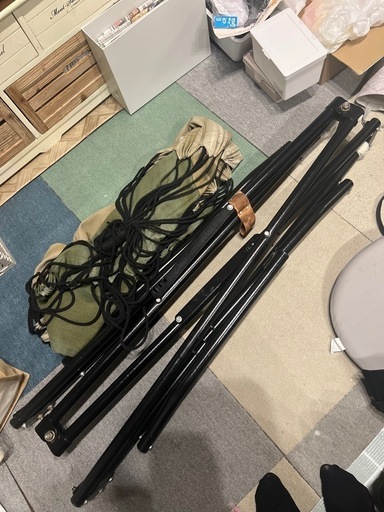 24時間限定出品！　折りたたみ　2ウェイ　ハンモック