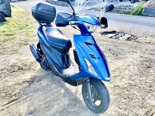 スズキ⭐️アドレスV125S⭐️スクリーン、リアボックス装備⭐️USBポート⭐️ウーバーイーツ等の配達にも