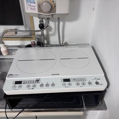 アイリスオーヤマ 2口 IHコンロ IHクッキングヒーター 14...