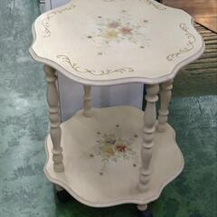 アンティーク調サイドテーブル　55×55×65