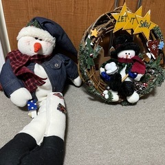 🎄リース&スノーマン