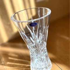 ドレスデンクリスタルの花瓶♡多分新品♡箱ありの画像