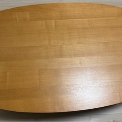 無印良品 楕円こたつ ナチュラル 大