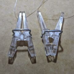 片手でも干せる洗濯ばさみ 5ケ　ワンハンドクリップ　ONE HAND CLIP (OHC)の画像