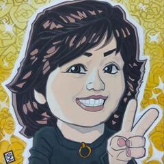 手描き似顔絵！EP盤サイズ！の画像