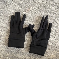 手袋　黒色系　滑り止め　スマホ対応