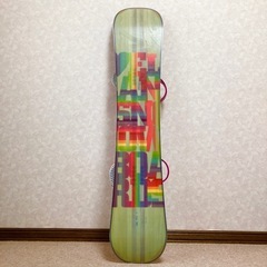 ELAN MIRROR スノーボード　142cm　ピンクバインディング　セットの画像