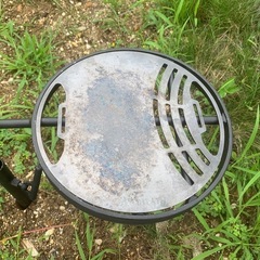 焚き火ハンガー 打ち込み台付きの画像