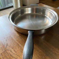 ステンレス製大鍋&フライパンの画像