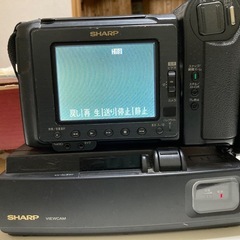 値下しました‼️電源入ります。SHARP VIEWCAM シャープ 液晶ビューカム VL-HL3 オプションセットの画像