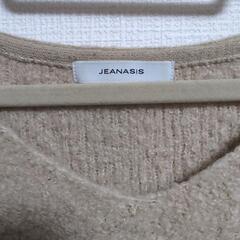JEANASIS ニット ベージュの画像