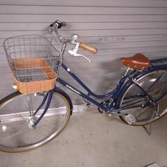 自転車　27インチ　青