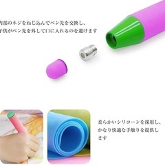 決まりました！2本セット　タッチペン 子供用 スタイラスペン スマホ タブレット クレヨンの画像