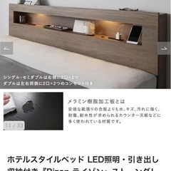 ダブルベッドフレームの画像