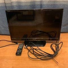 【お譲りします】ジャンク品　テレビ　SHARP LC-24K20