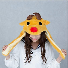 トナカイぴこぴこ帽子(未使用タグ付き)