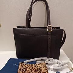 未使用　コールハーン　本革バッグ
